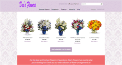 Desktop Screenshot of deesflowersofswansboro.com